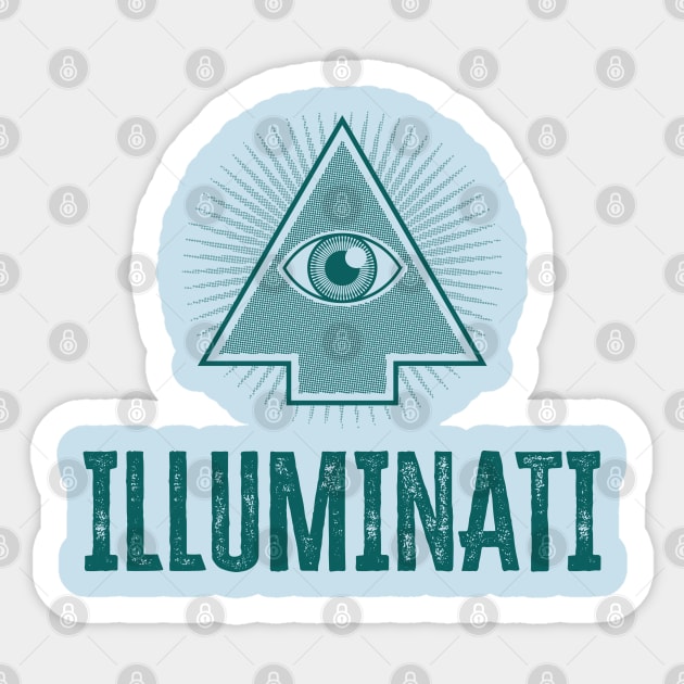 Illuminati Sticker by WickedAngel